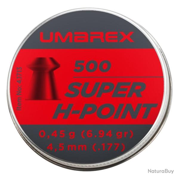 Plombs Umarex Super H-Point t�te creuse - 4,5 mm / 500