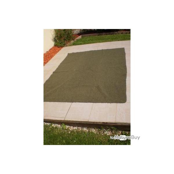 Couverture en laine Kaki marqu�e U.S. !