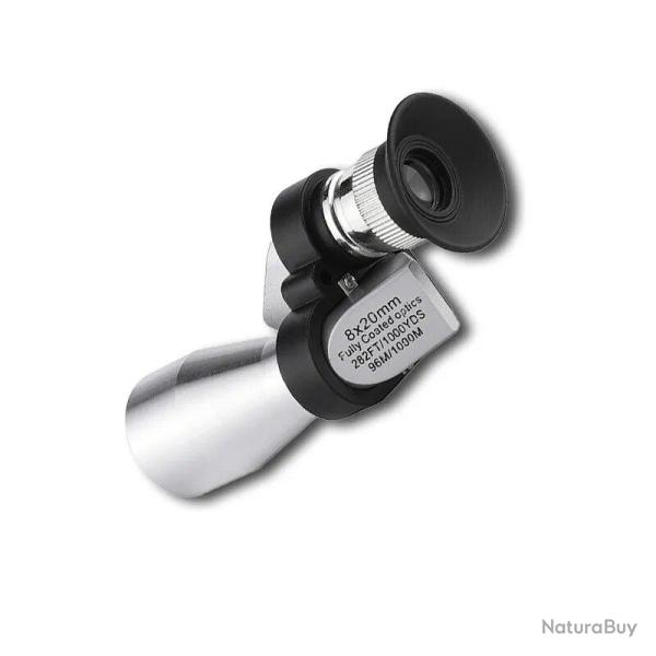 Monoculaire Jumelle Telescope de Poche HD 8X20, Modele: B