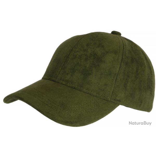 Casquette Daim Verte Classe Suedine Kalter Baseball Taille unique Vert