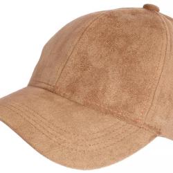 Casquette Daim Beige Classe Suedine Kalter Baseball Taille unique Beige