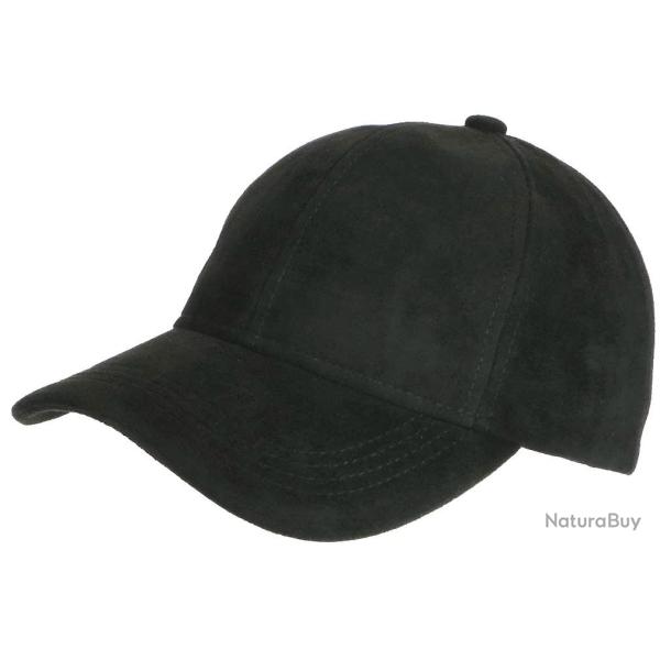 Casquette Daim Noire Classe Suedine Kalter Baseball Taille unique Noir