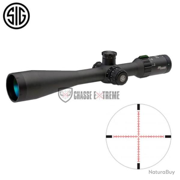 Lunette de Tir SIG SAUER Tango 4 6-24x50mm - Ret Mrad Illuminated
