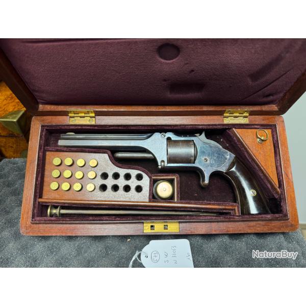 REVOLVER SMITH & WESSON SECOND MODELE (N� 2 OLD ARMY) CAL.32 RF REF 573