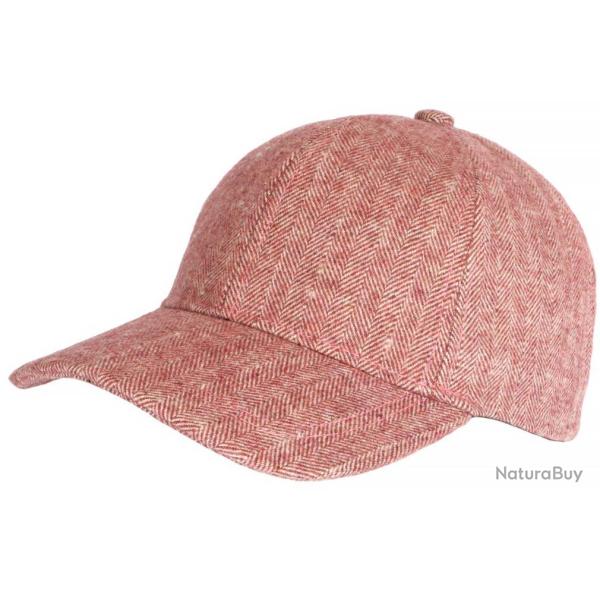 Casquette Baseball Laine Rouge a Chevrons Tradition Britty Taille unique Rouge