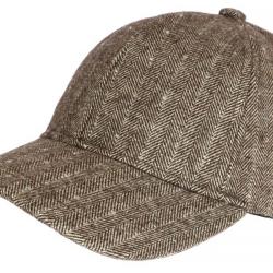 Casquette Baseball Laine Marron a Chevrons Tradition Britty Taille unique Marron