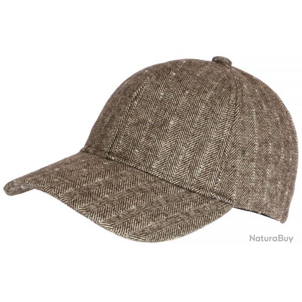 Casquette Baseball Laine Marron a Chevrons Tradition Britty Taille unique Marron