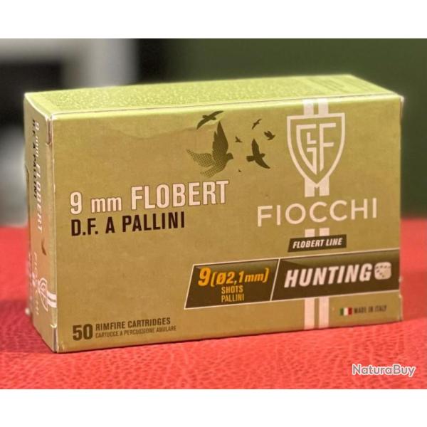 Munitions/Cartouches Fiocchi 9 mm Flobert Numro 9 par 50