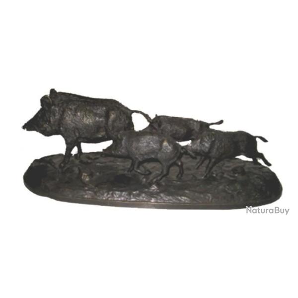 Bronze Laie suit�e de 3 marcassins