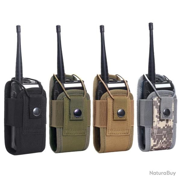 POCHETTE TACTIQUE POUR TALKIE-WALKIE - SYST�ME MOLLE - CAMOUFLAGE CPU - LIVRAISON GRATUITE