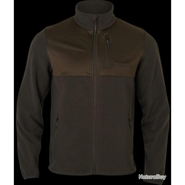 VESTE HARKILA STEINN FLEECE LIGHT SHADOW BROWN