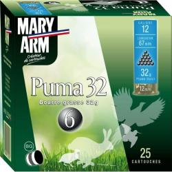 2XMARYARM PUMA 32 BOURRE GRASSE PLOMB DE LIV GRATIS