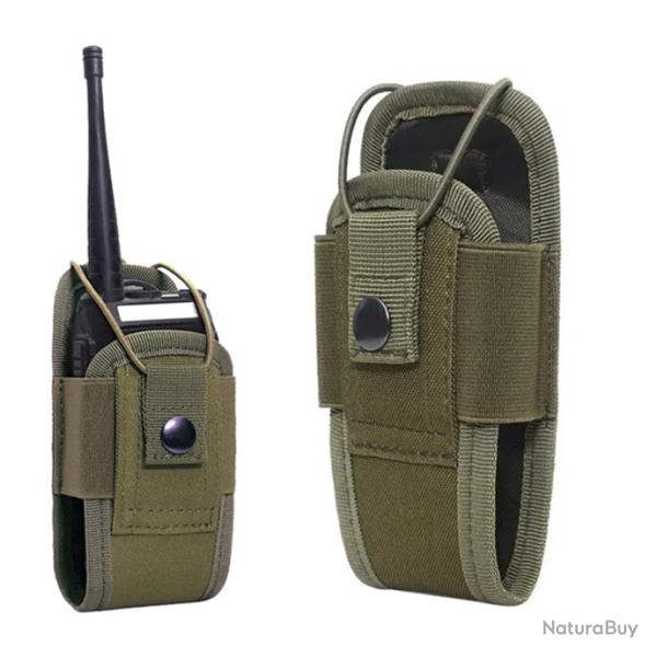 POCHETTE TACTIQUE POUR RADIO - SYST�ME MOLLE - KAKI - LIVRAISON GRATUITE