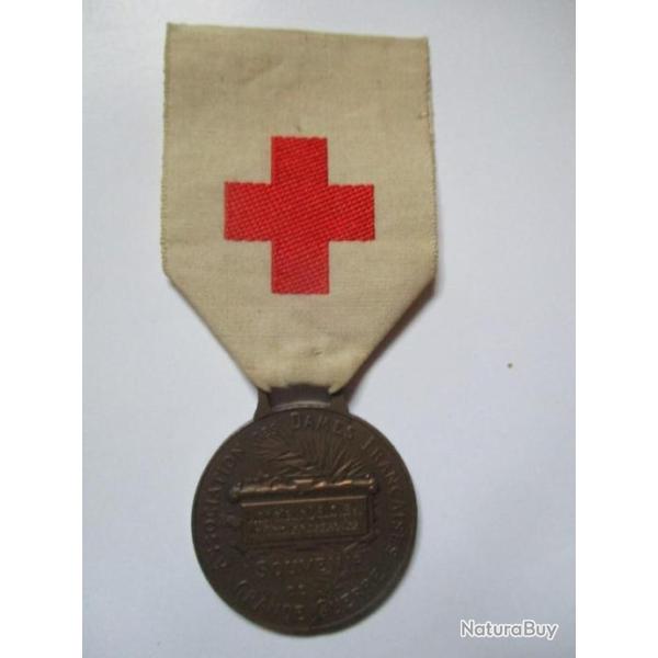 M�daille Croix Rouge Association des Dames Fran�aises