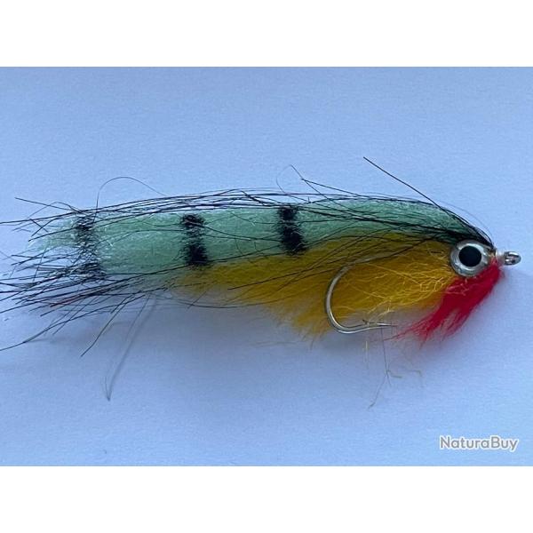 mouche brochet mod�le arc en ciel
