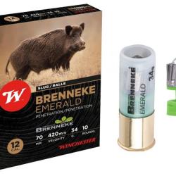 1 Boite de Brenneke Winchester Emerald 34gr