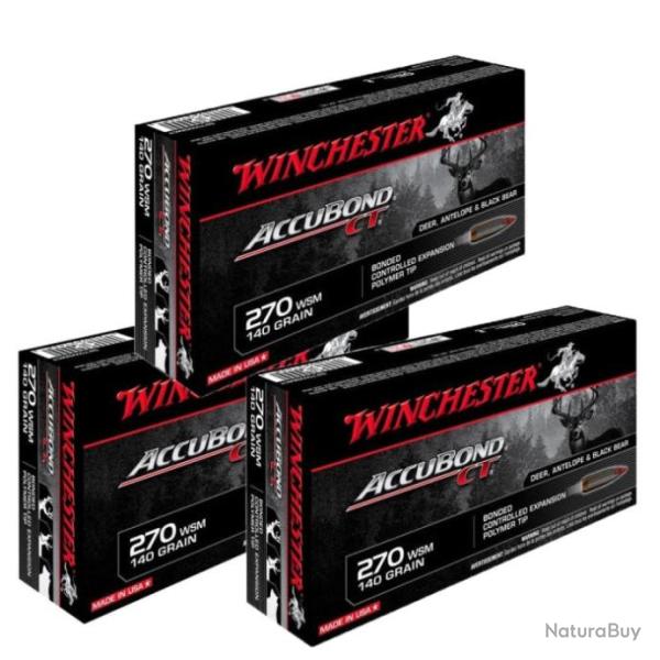 Balles Winchester Accubond - Cal. 7 RM - 7 RM / Par 3