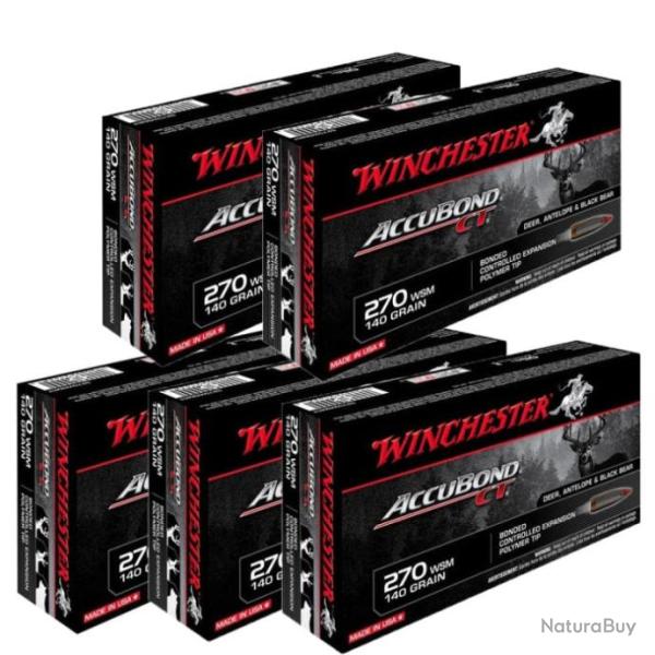 Balles Winchester Accubond - Cal. 7 RM - 7 RM / Par 5