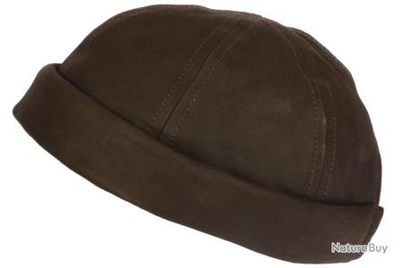 Chapeau marron avec ruban entrelacé - L'Essentiel par MF
