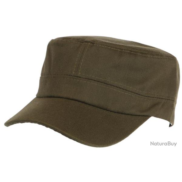 Casquette Militaire Verte Armee Kaki Kastro Taille unique Vert