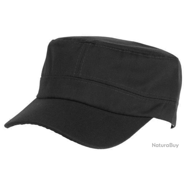 Casquette Militaire Noire Armee Tendance Kastro Taille unique Noir