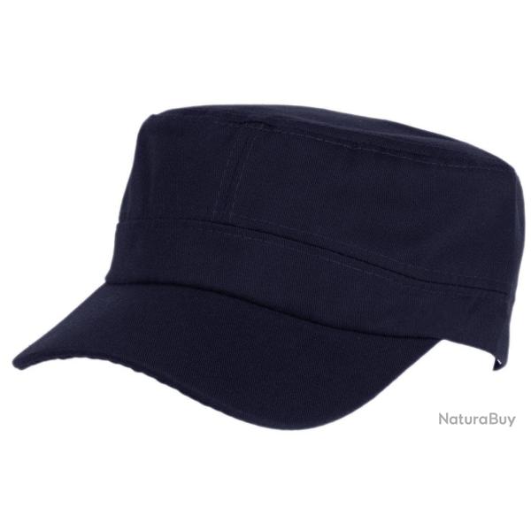 Casquette Militaire Bleu Marine Armee Tendance Kastro Taille unique Bleu