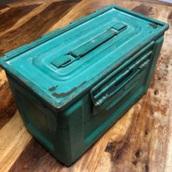 Caisse munition US WW2 pour mitrailleuse de 50 : AMM BOX CAL 50 M2 UNITED US jeep