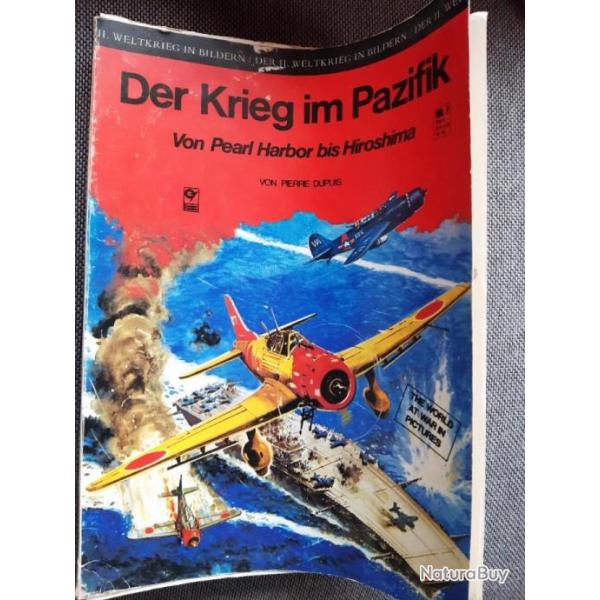 Magazine la guerre du Pacifique en BD 2�me guerre mondiale.  Texte en Allemand