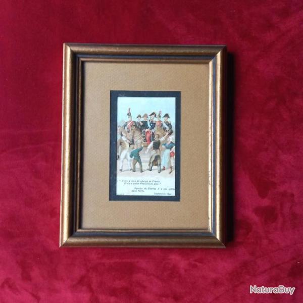 Tr�s jolie image  chromo sous verre et sous cadre    de  " BENOISTON "