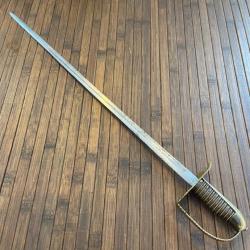 BEAU SABRE R&Eacute;VOLUTIONNAIRE D'ENFANT XIX SI&Egrave;CLE GARDE POIN&Ccedil;ONN&Eacute;E GD