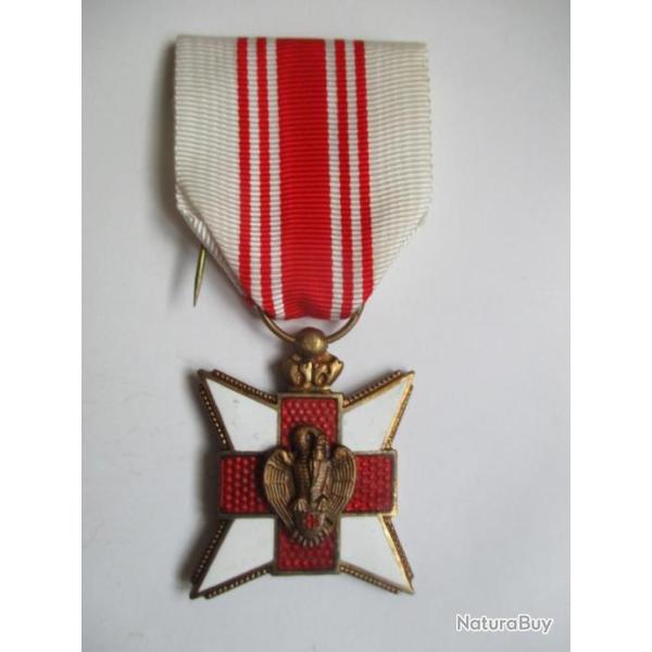 M�daille donneurs de sang Croix Rouge belge