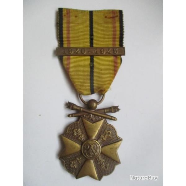 M�daille belge Civique 3�me classe 1940-1945