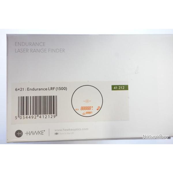 TELEMETRE LASER RANGE FINDER ENDURANCE 6X21 LRF 1500