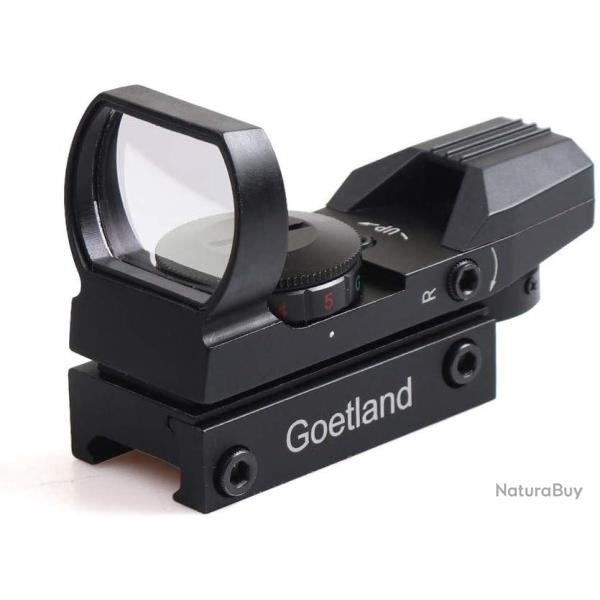 Lunette de Vis�e pour Fusil Goetland Point Rouge Vert 4 R�ticules 5 Luminosit�s