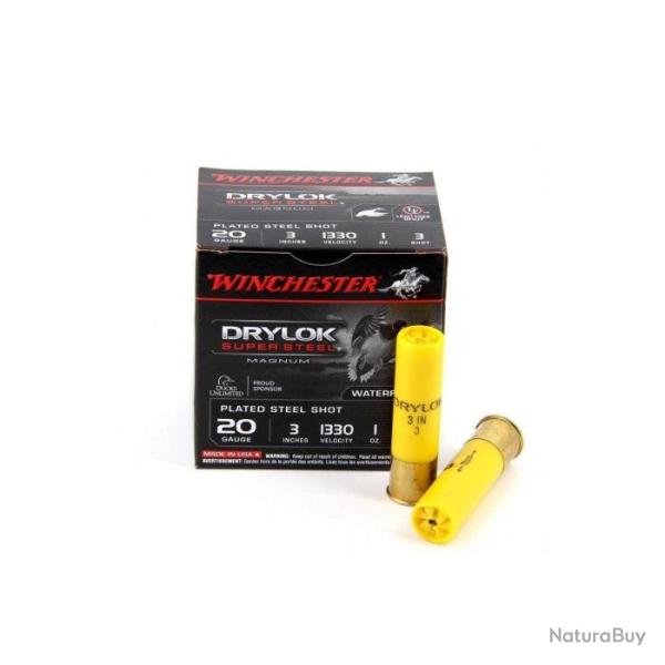 Cartouches Winchester Drylok 28 g - Cal. 20/76 Par 1 - Par 10