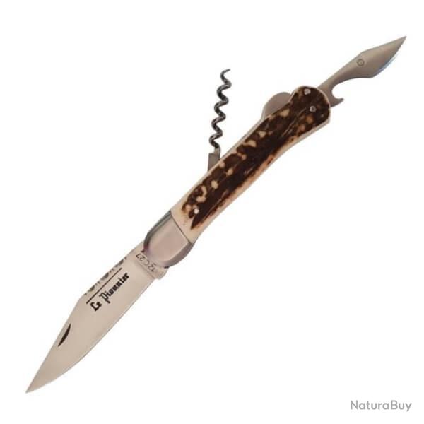 Couteau de poche Douris Chastel " Le pionnier" cerf 3 pi�ces DC2986CER