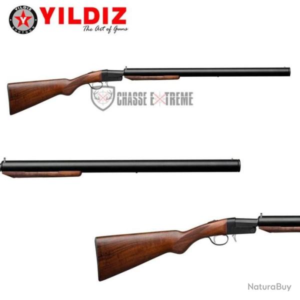 Carabine YILDIZ Pliant Monocoup avec Silencieux 71 cm Cal 410/76