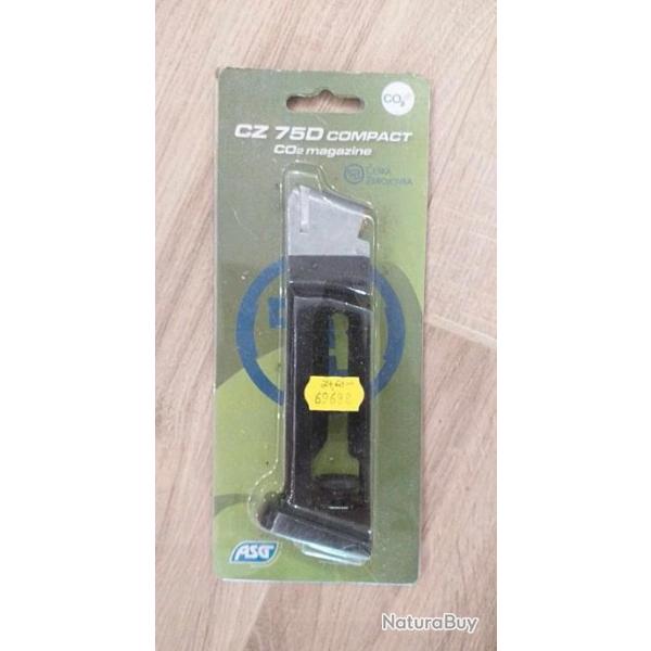 chargeur co2 cz75 d  compact 4.5 mm