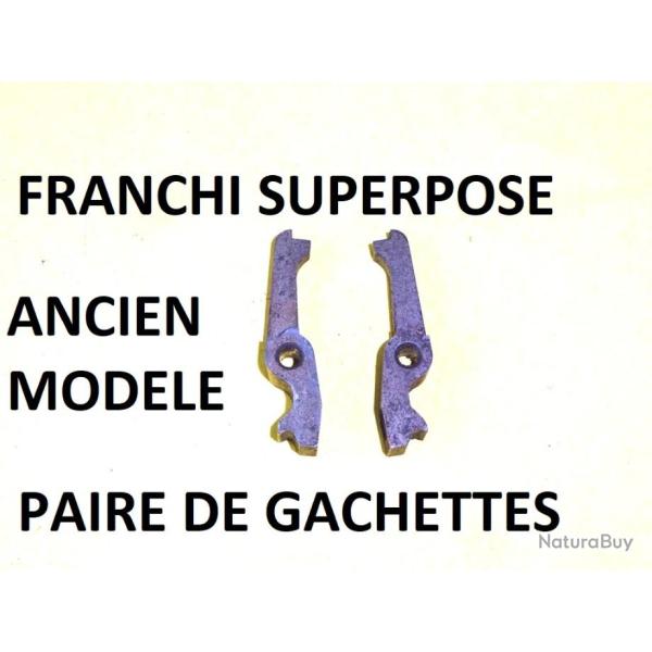 paire de gachettes de fusil FRANCHI SUPERPOS� ancien mod�le - VENDU PAR JEPERCUTE (D23B705)