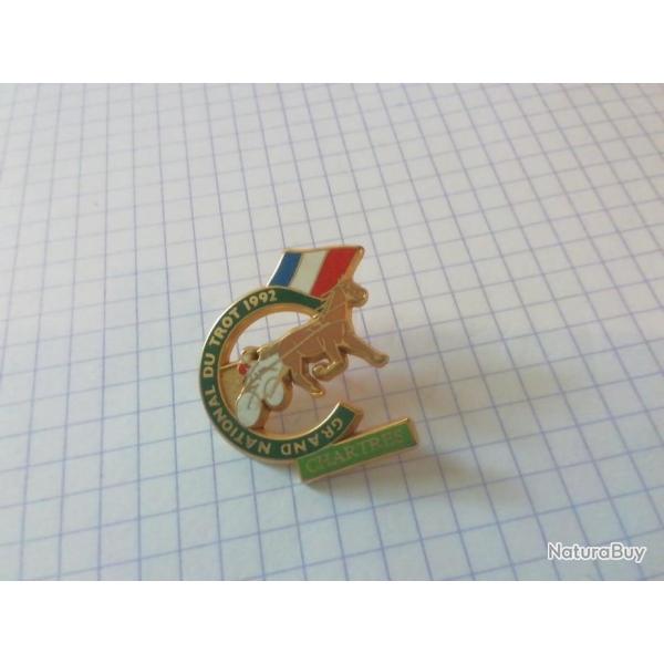 Pin's Cheval Grand Prix National Du Trot 1992 Chartres Zamac Starpin's R�f 262