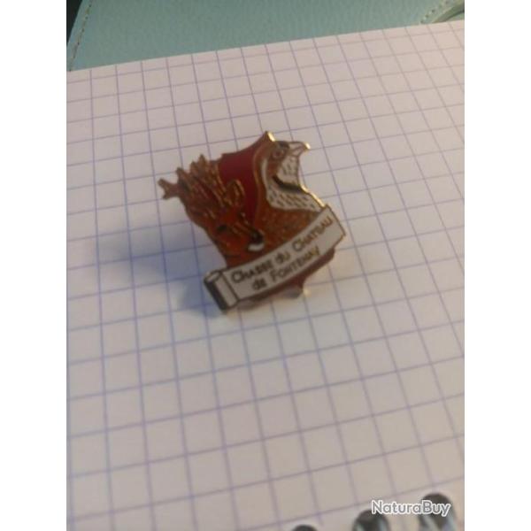 Pin's Chasse Du Ch�teau De Fontenay Ref 1410b