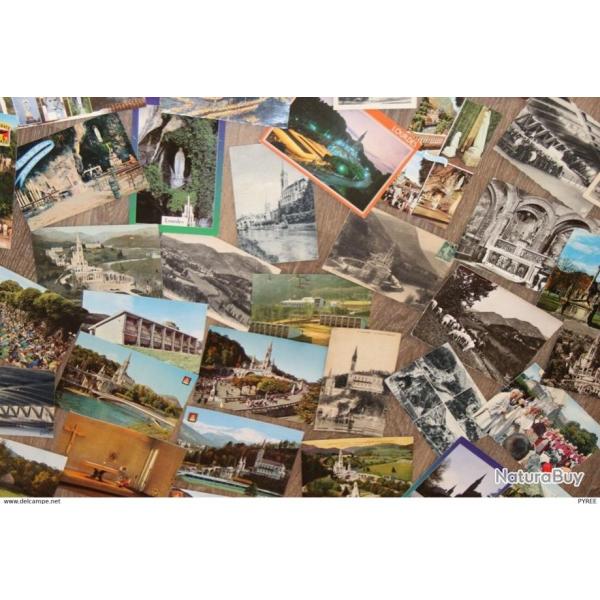 LOURDES LOT CARTES POSTALES CP