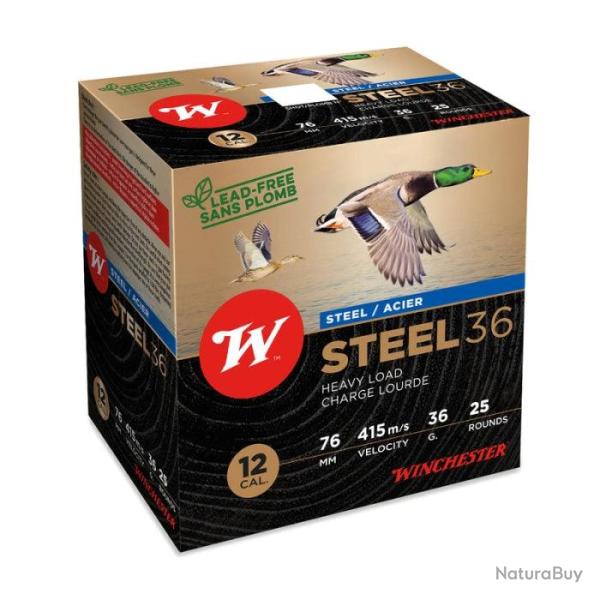 Cartouche Winchester Steel Sp�cial Canard 36 g - Cal.12/76 - 3 / Par 5