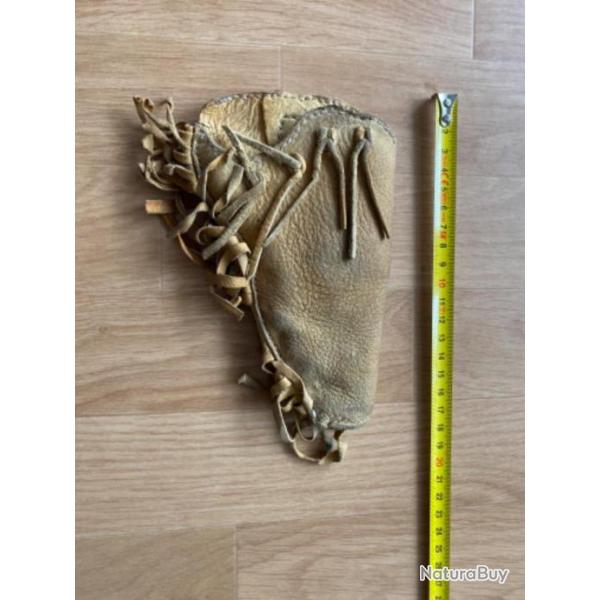 Holster western peau