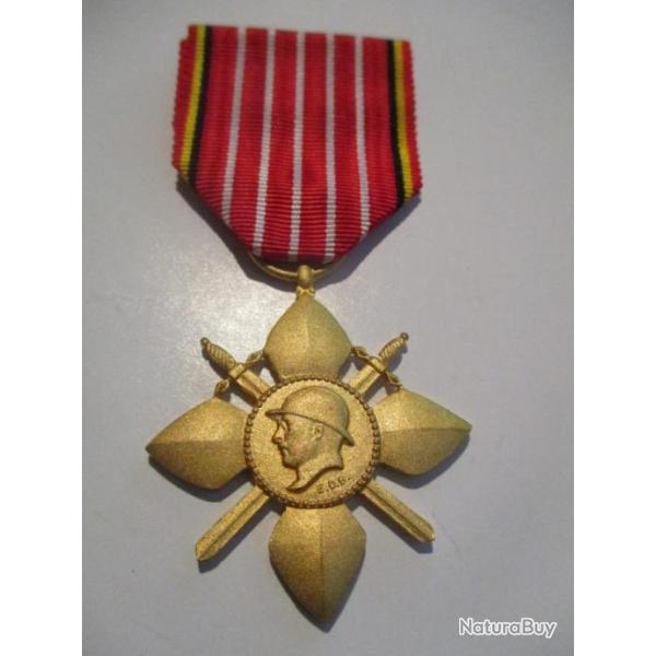 M�daille belge Croix de Reconnaissance au Roi Albert 1er