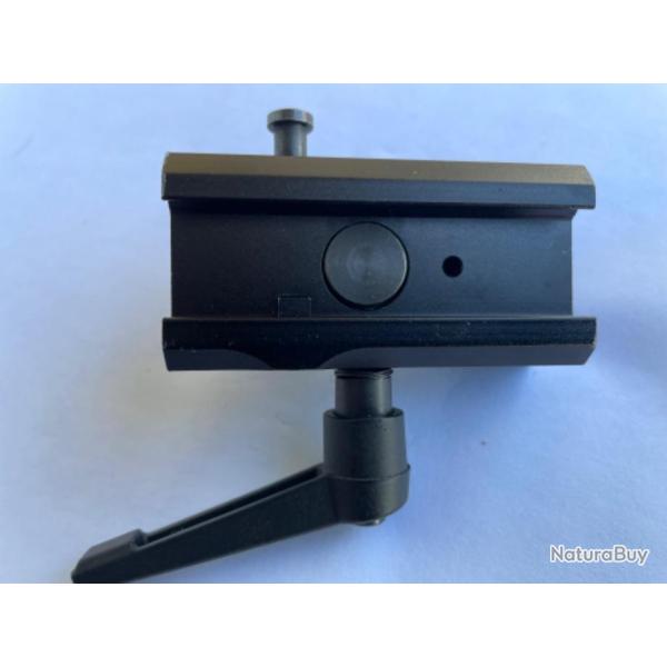 Adaptateur de bipied, Harris ou similaire, pivotant et dtachement rapide