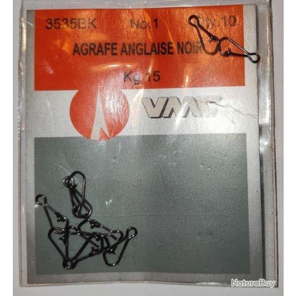 Agrafes anglaise pour pche