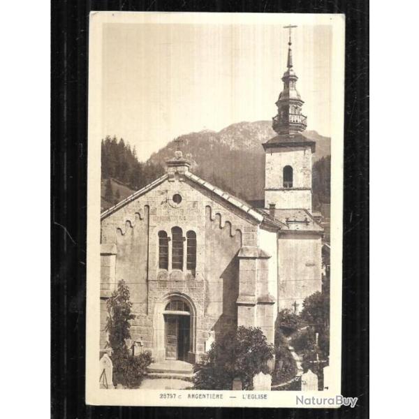 argentire l'glise carte postale ancienne
