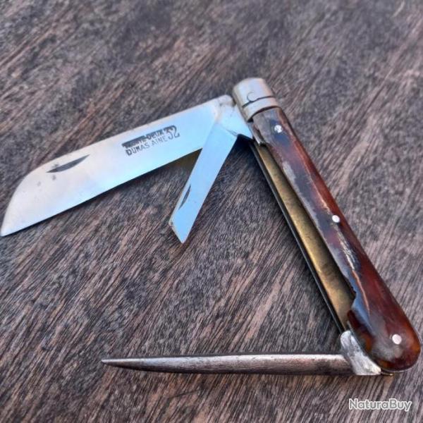 Ancien Couteau R�gional 32 DUMAS AINE 3 Pi�ces