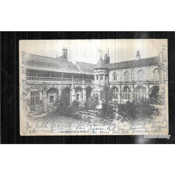tours le cloitre de la psalette carte postale ancienne